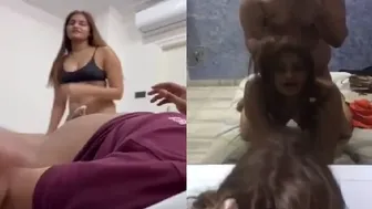 Oyo room andar sexy gf doogy pose mai fucking